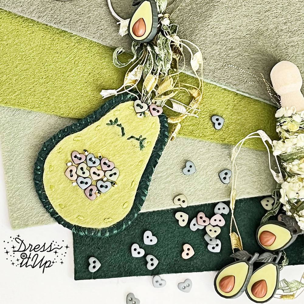 Avocado Felt Dangle