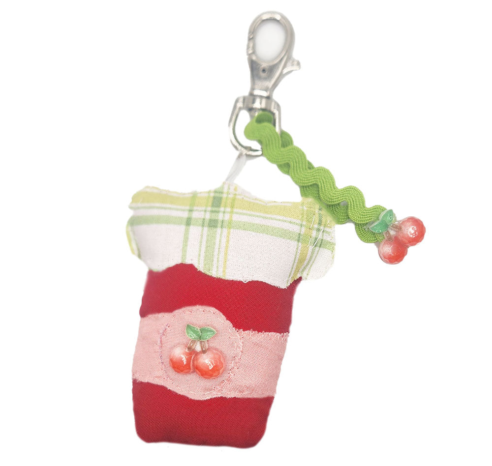 Cherry Jam Keychain Charm