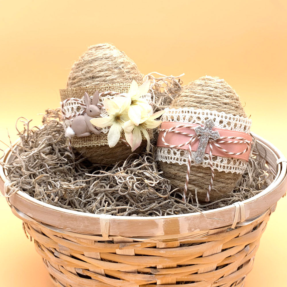 Easter Jute Eggs Tutorial