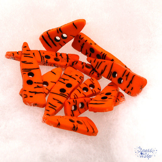 Carrot Noses Holiday Winter Snowman Carrot Nose Buttons