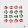 Christmas Plaid Buttons