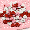 Valentine’s Day Heart Sew-Thru Button Assortment