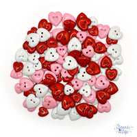 Valentine’s Day Heart Sew-Thru Button Assortment