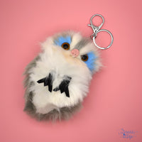 Fluffy Owl Keychain