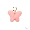 Pink Butterfly Fluff Keychain