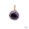 Purple Monster Puff Keychain