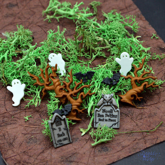 Scare Up Some Fun Ghost Spooky Halloween Themed Embellishments