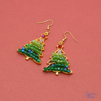 Wire Wrapped Tree Earrings