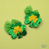 Shamrock Hair Clips