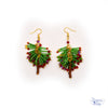 Seed Bead Tree Earrings