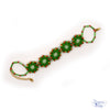 Holiday Wreath Seed Bead Bracelet