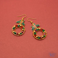 Christmas Wreath Earrings