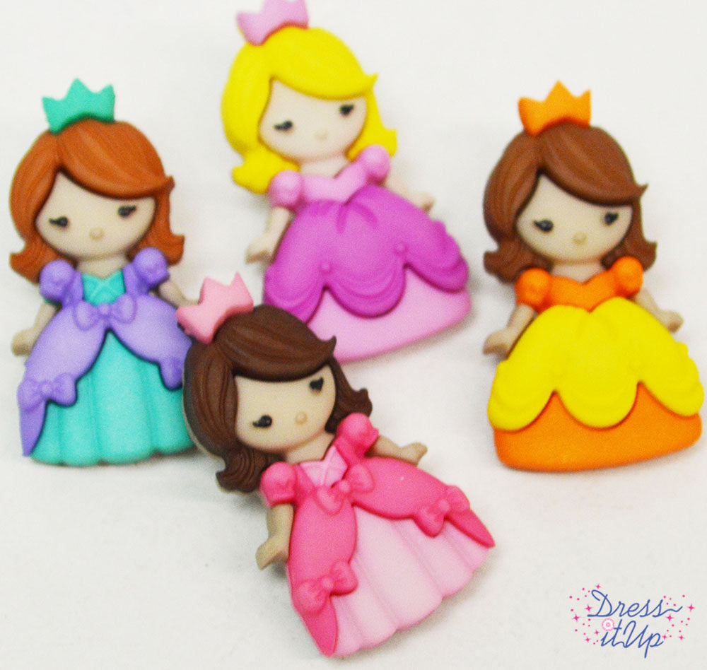 Belle Of The Ball Princess Themed Buttons