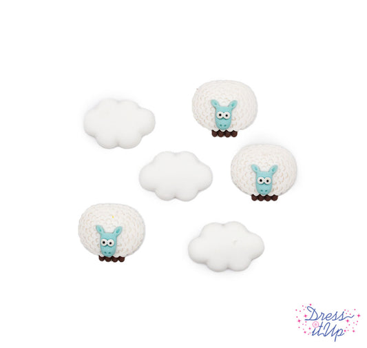 Goodnight, Sheep Tight Dream Sleep Themed Buttons