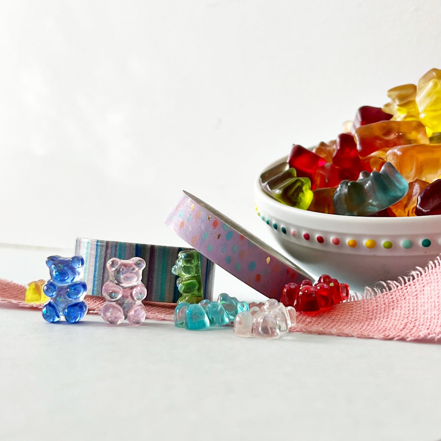 Gummi Bear Embellishments Multi Color Resin