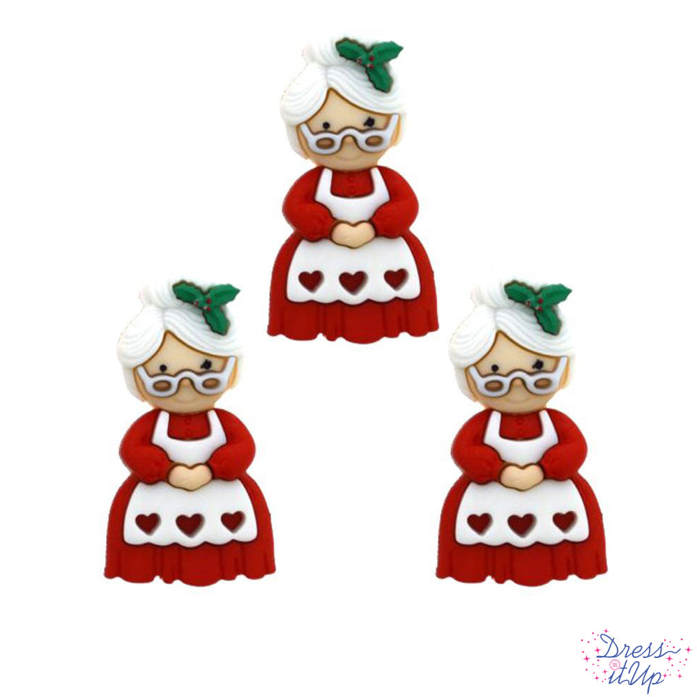 Mrs. Claus Singles- 6 Pieces