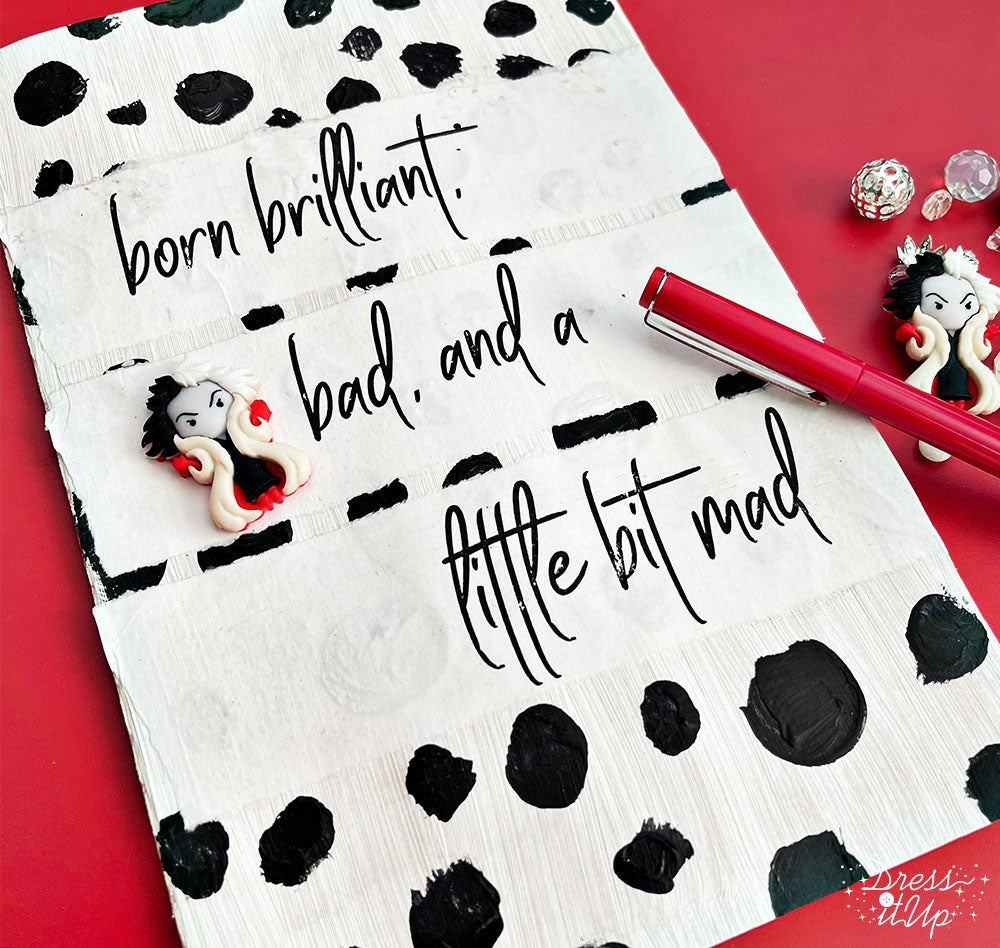 Dress-it-up-button-shop-cruella-notebook-project